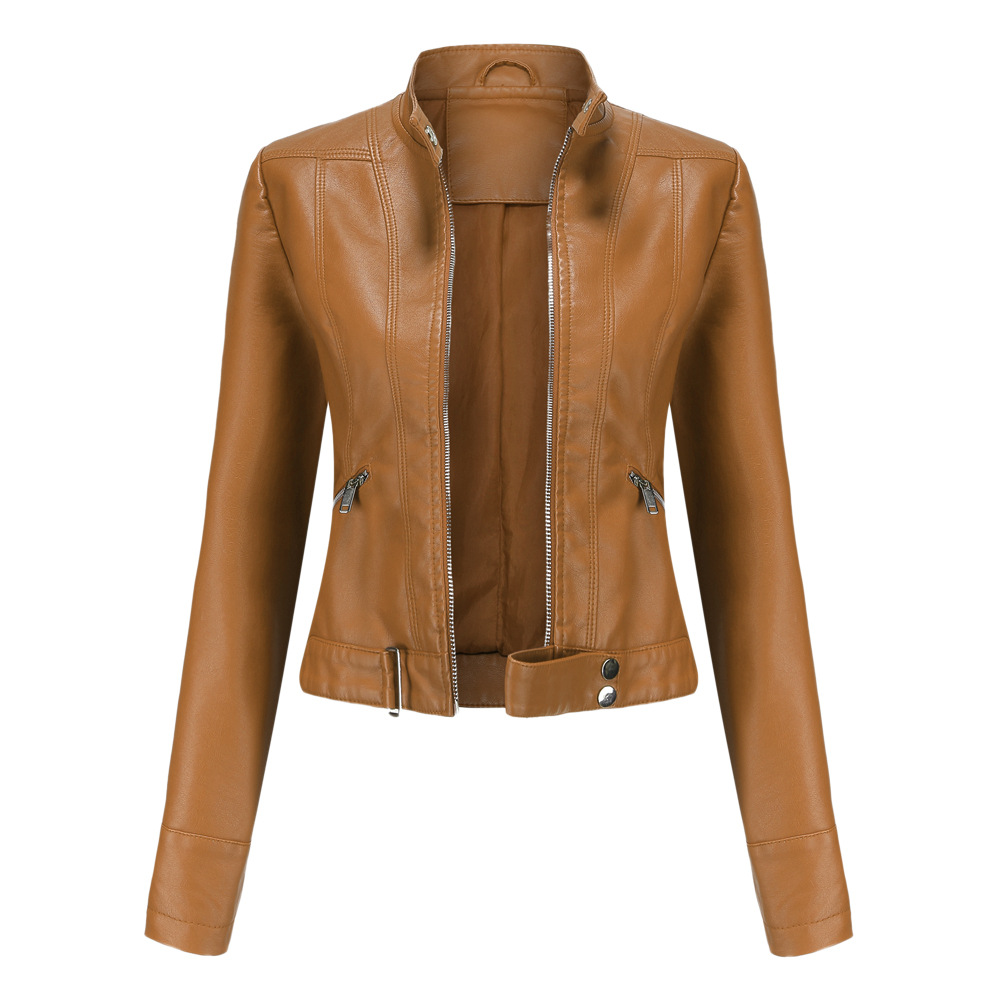 ELYSIA | Chaqueta de Cuero Corto a la Moda