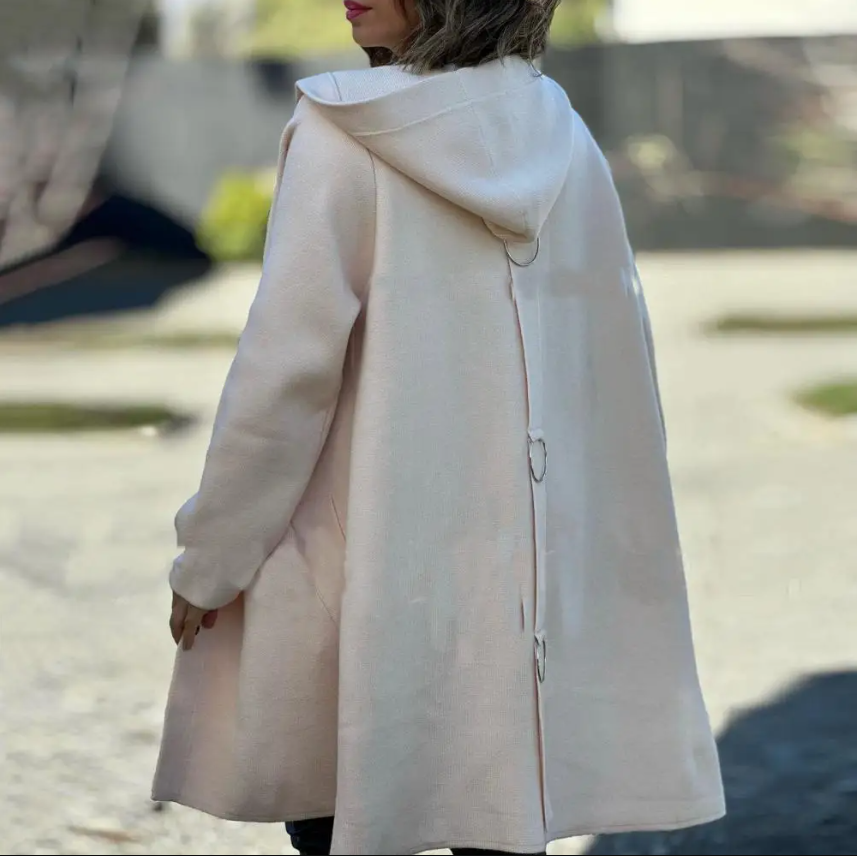 KATHARINA | Abrigo de lana elegante con capucha