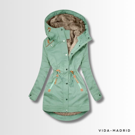 RAINE - Abrigo de Piel Elegante y Lujoso