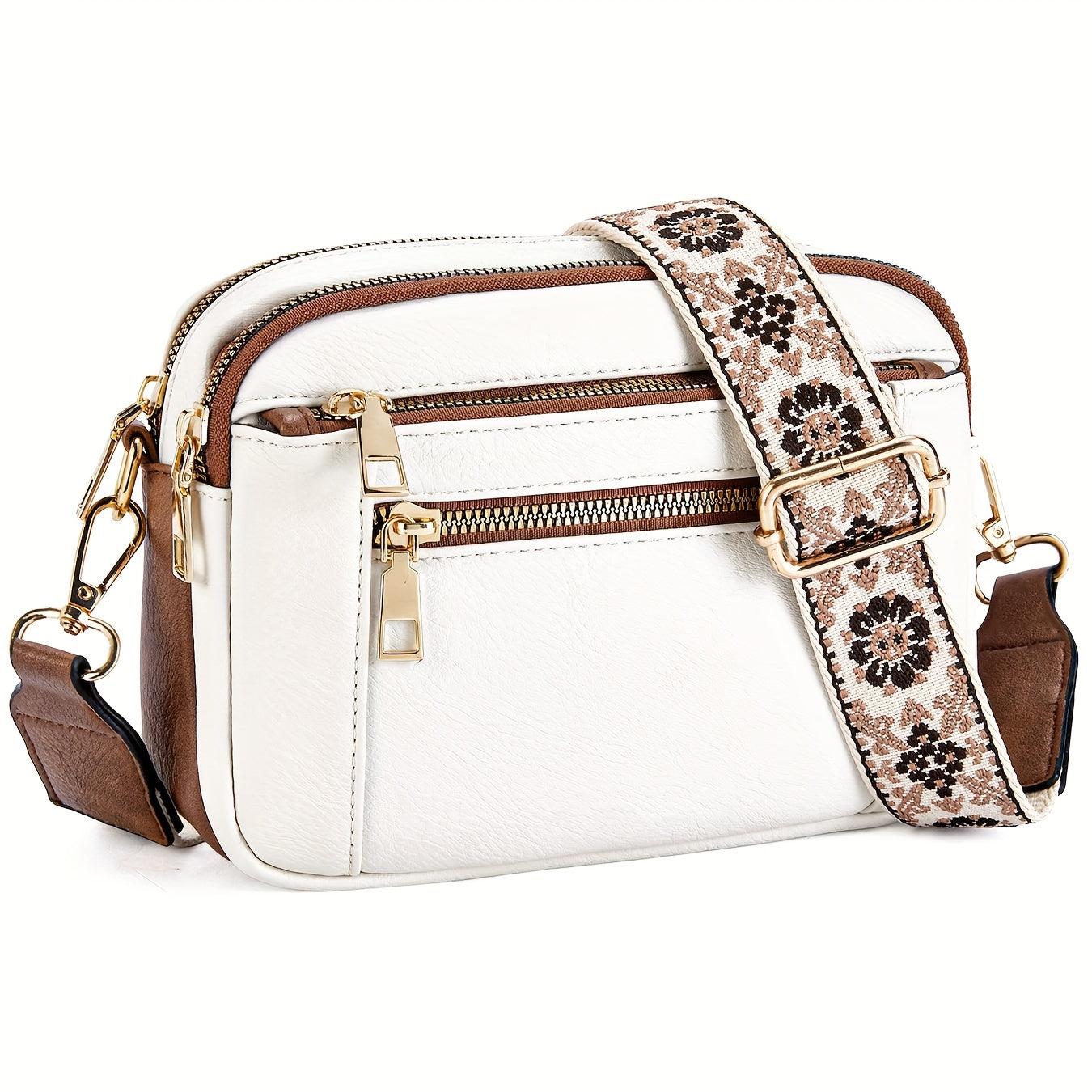Maria| Bolso Vegano de Cuero Cruzado