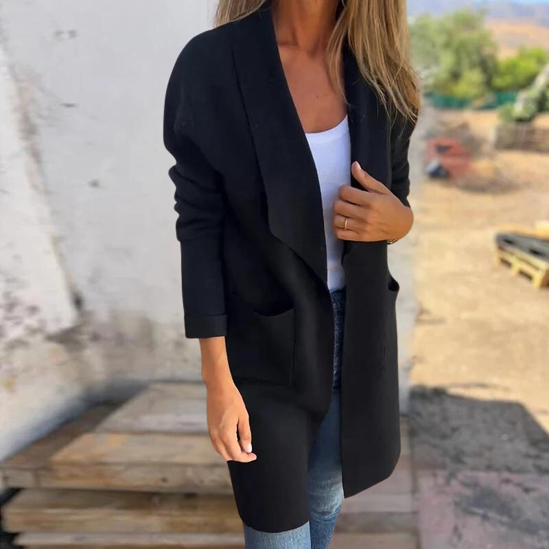 CAROLA | Chaqueta de punto hecha a mano verano otoño