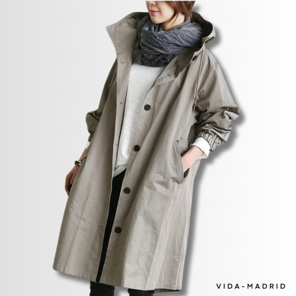 ISABELLE | Elegante Trenchcoat de Lluvia