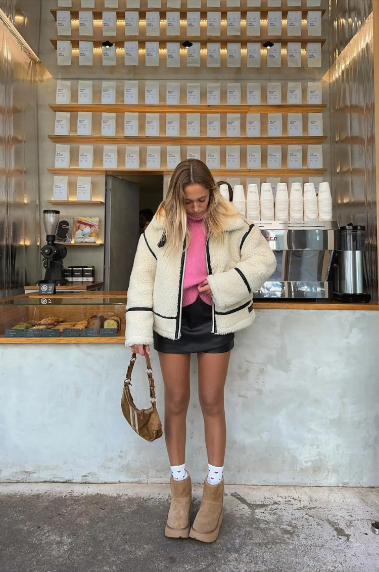 BELLE - ABRIGO CHIC DE SHERPA