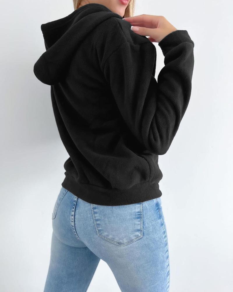 FRIEDA | Chaqueta de forro polar con capucha térmica