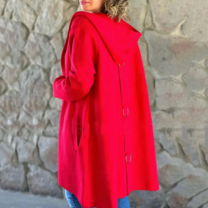 KATHARINA | Abrigo de lana elegante con capucha