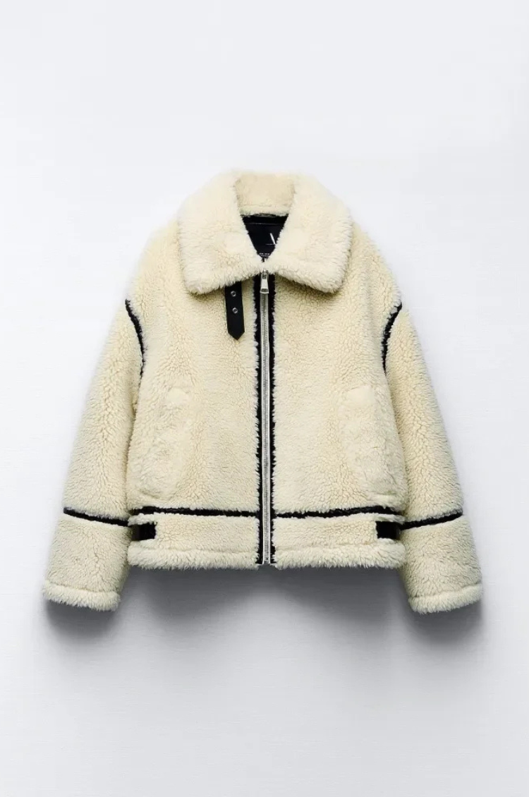 BELLE - ABRIGO CHIC DE SHERPA