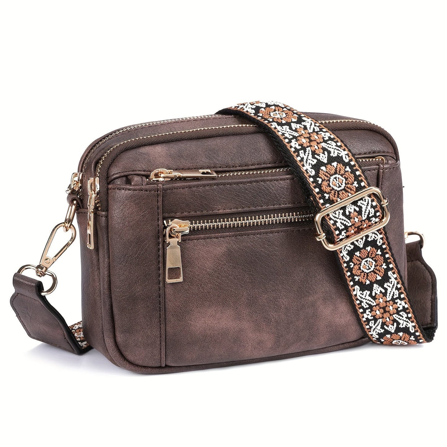 Maria| Bolso Vegano de Cuero Cruzado