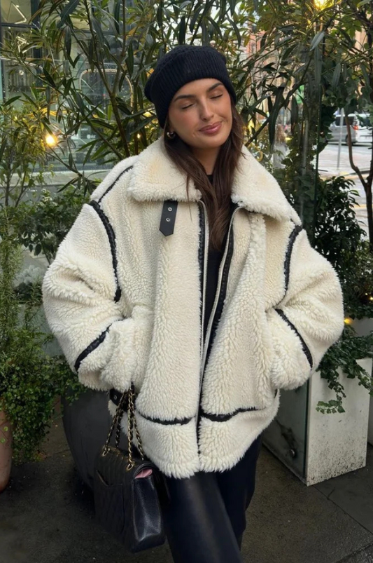 BELLE - ABRIGO CHIC DE SHERPA