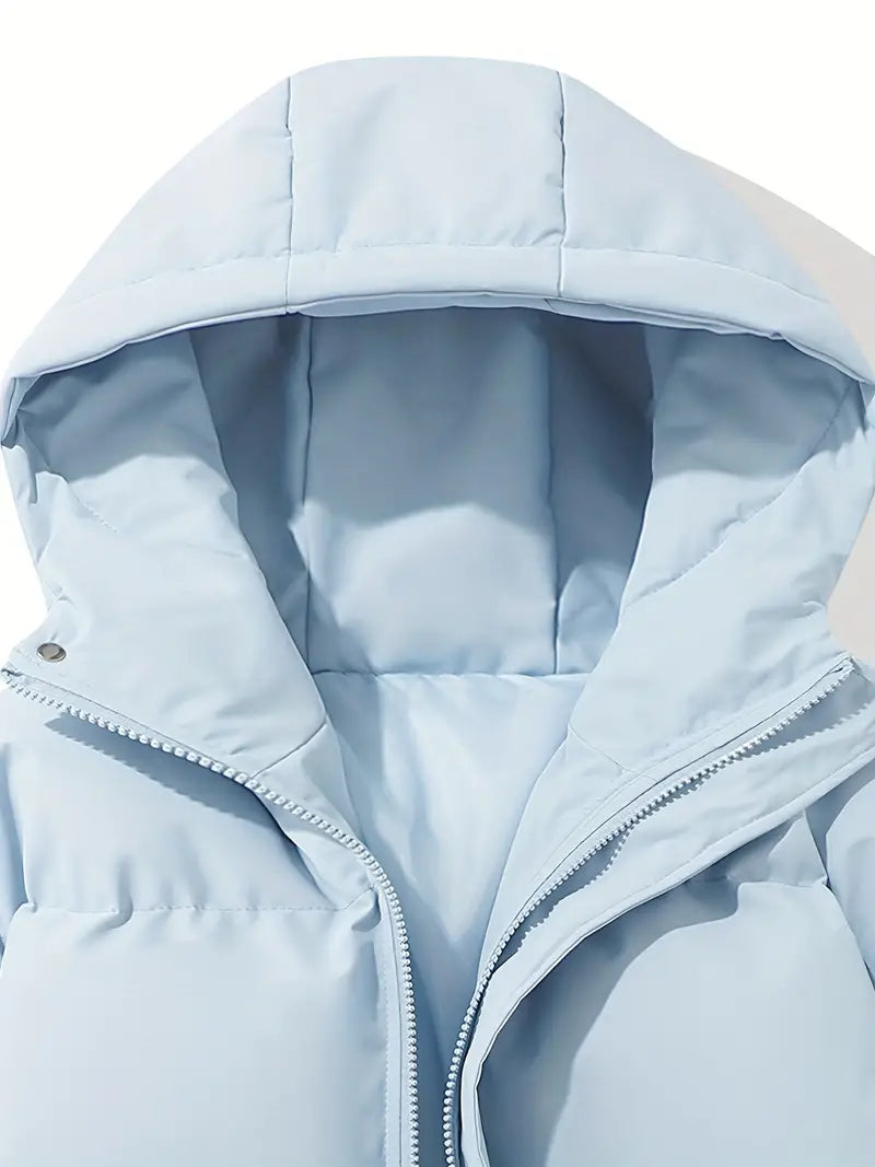 ZARA | Chaqueta de Invierno Acolchada y Elegante con Capucha