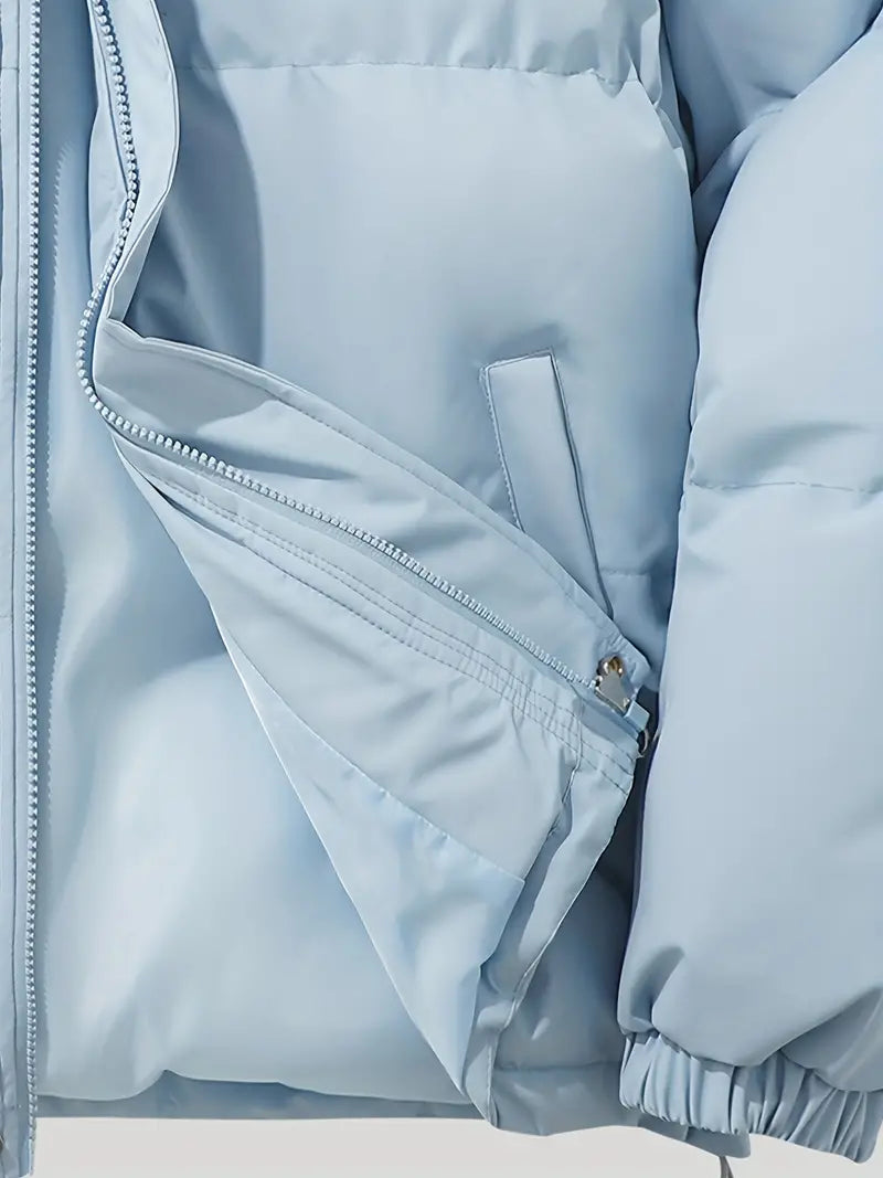 ZARA | Chaqueta de Invierno Acolchada y Elegante con Capucha
