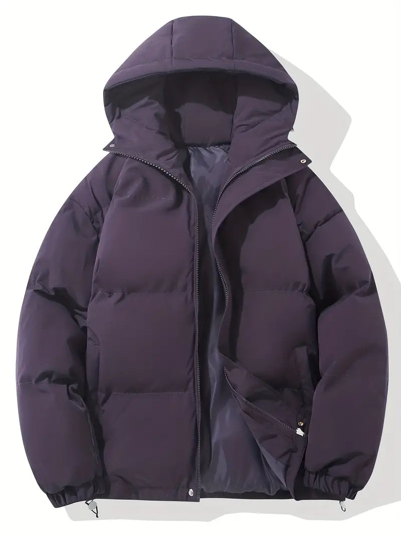ZARA | Chaqueta de Invierno Acolchada y Elegante con Capucha