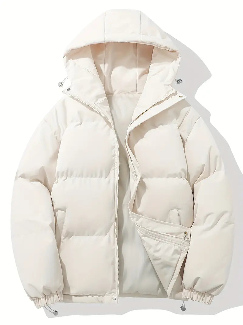ZARA | Chaqueta de Invierno Acolchada y Elegante con Capucha