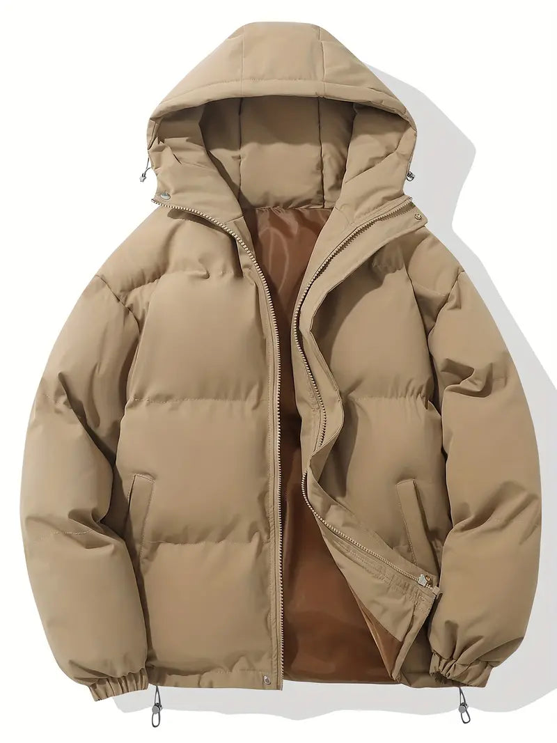 ZARA | Chaqueta de Invierno Acolchada y Elegante con Capucha