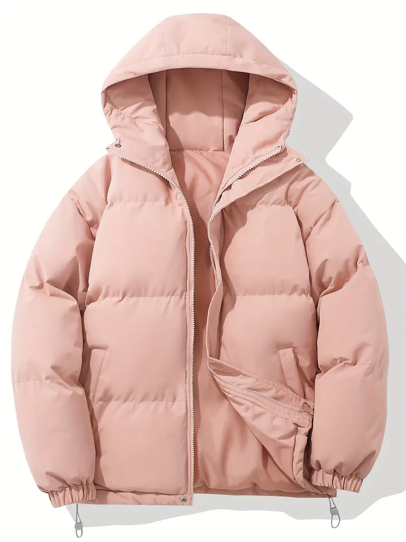 ZARA | Chaqueta de Invierno Acolchada y Elegante con Capucha