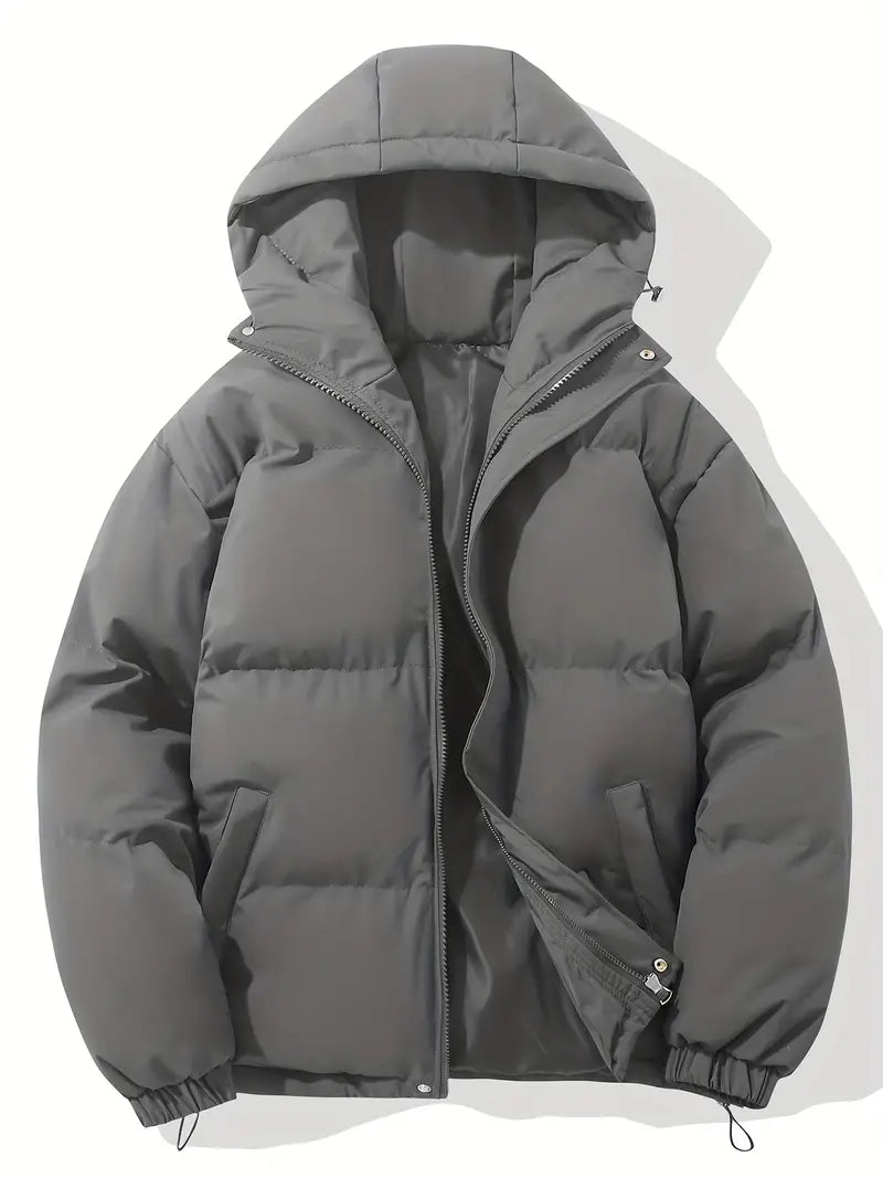 ZARA | Chaqueta de Invierno Acolchada y Elegante con Capucha