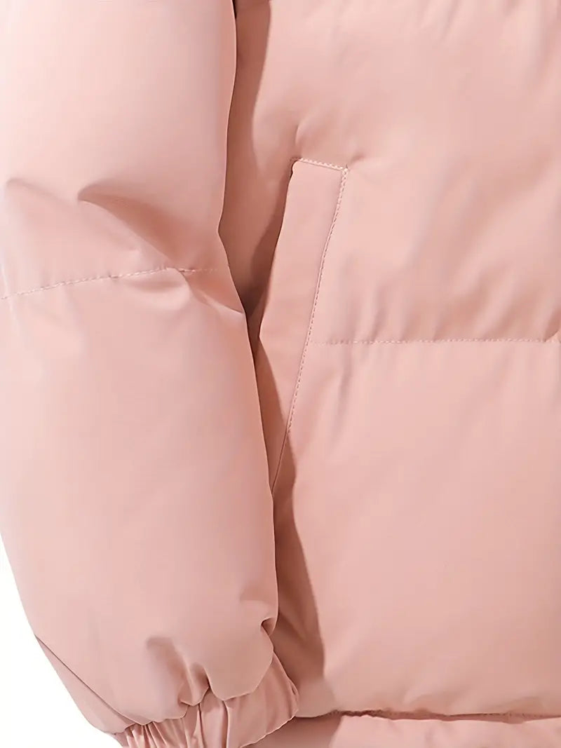 ZARA | Chaqueta de Invierno Acolchada y Elegante con Capucha