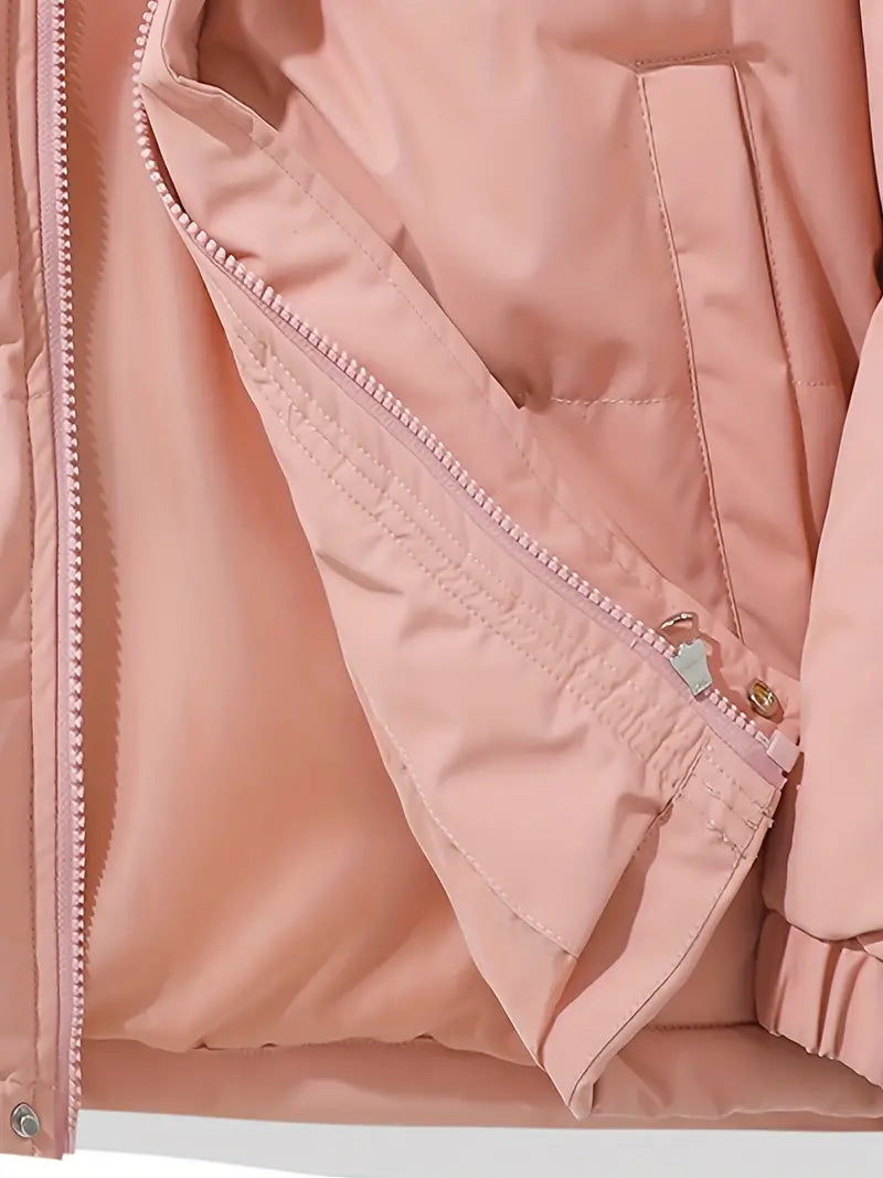 ZARA | Chaqueta de Invierno Acolchada y Elegante con Capucha