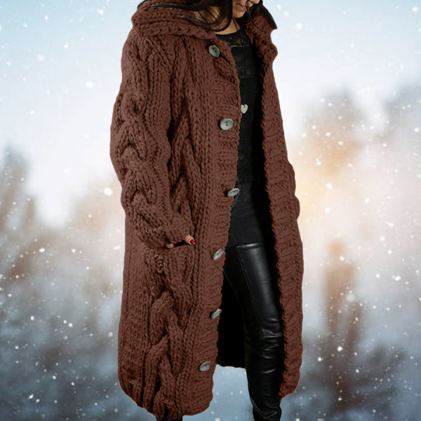 BELLA | Elegante chaqueta de punto de invierno para damas