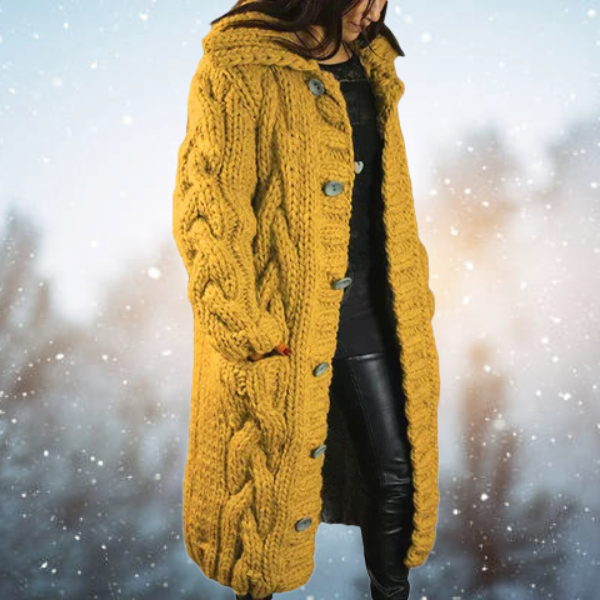 BELLA | Elegante chaqueta de punto de invierno para damas