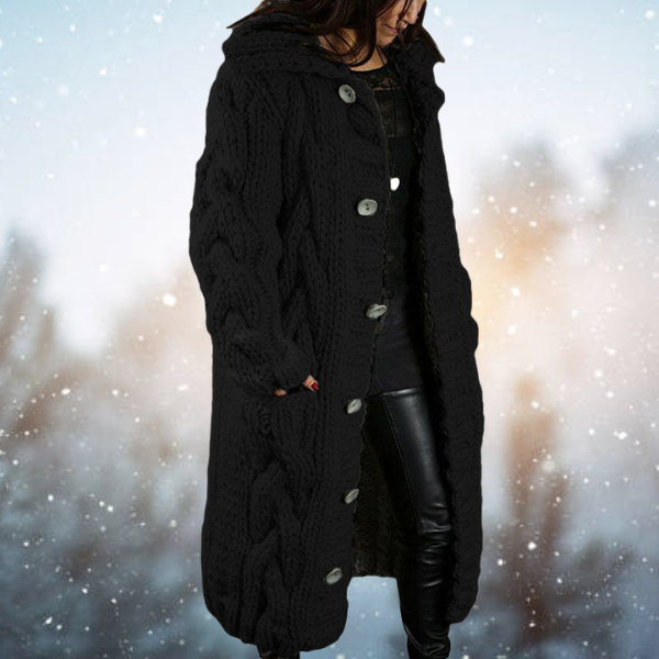 BELLA | Elegante chaqueta de punto de invierno para damas