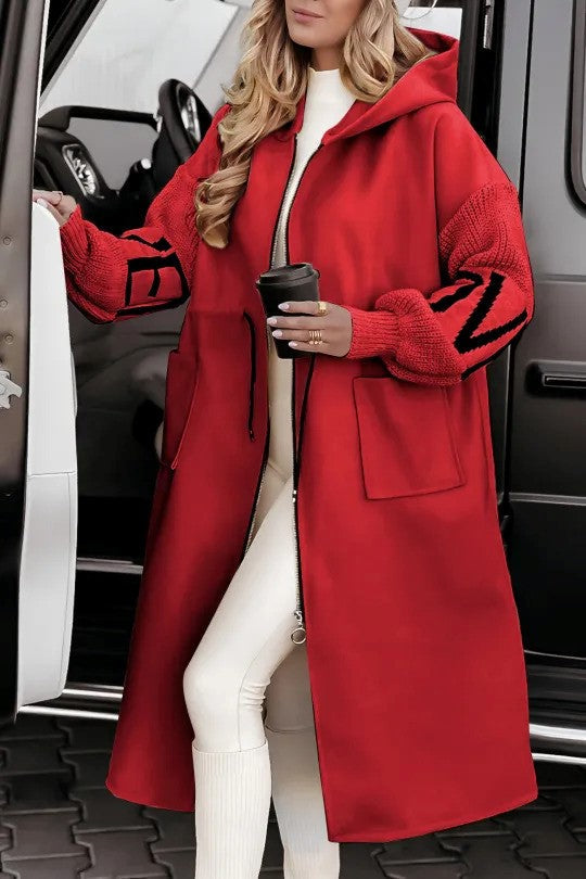 RHEA - Chaqueta Elegante con Elementos de Patchwork