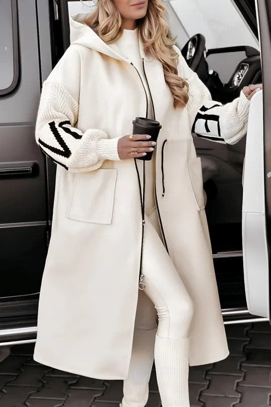 RHEA - Chaqueta Elegante con Elementos de Patchwork