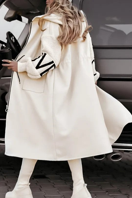 RHEA - Chaqueta Elegante con Elementos de Patchwork