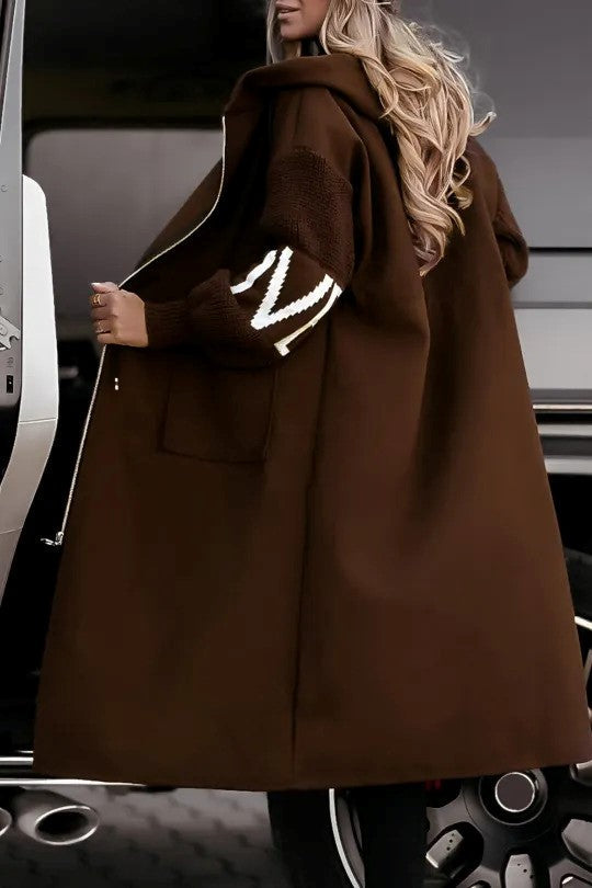 RHEA - Chaqueta Elegante con Elementos de Patchwork