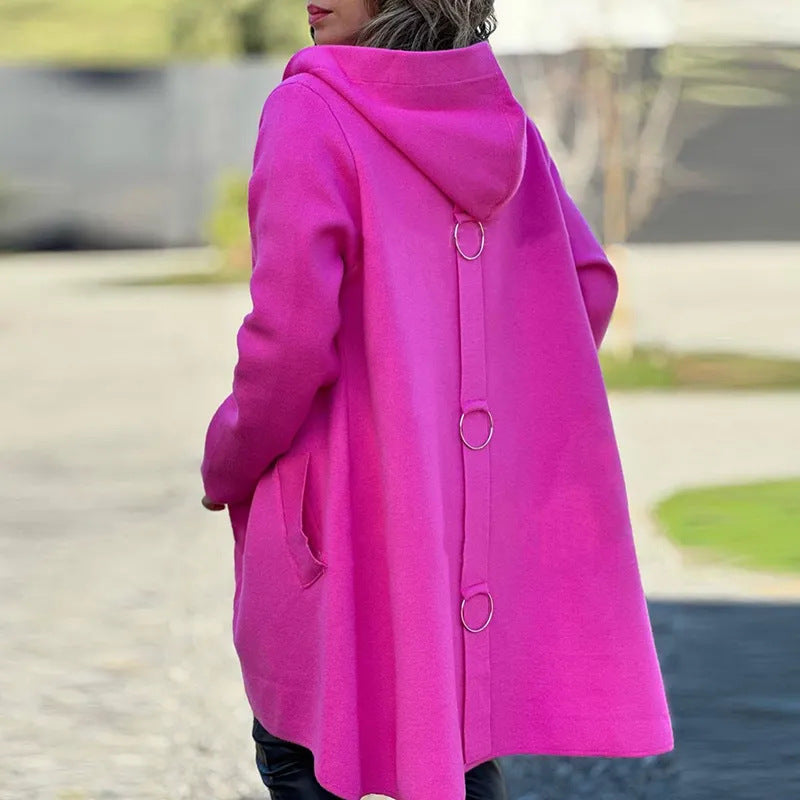 KATHARINA | Abrigo de lana elegante con capucha