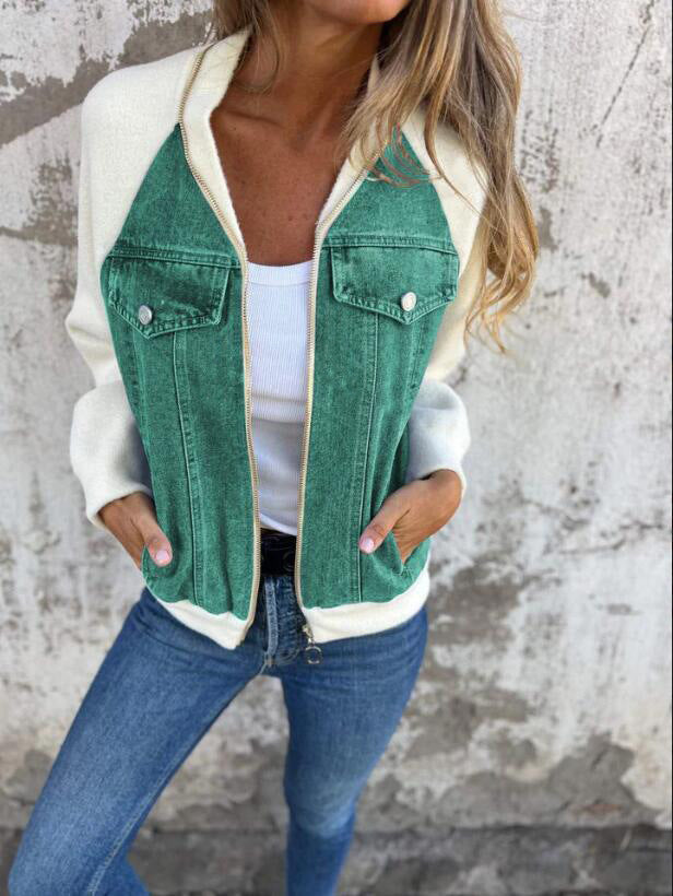 SELINA - Chaqueta con cuello alto