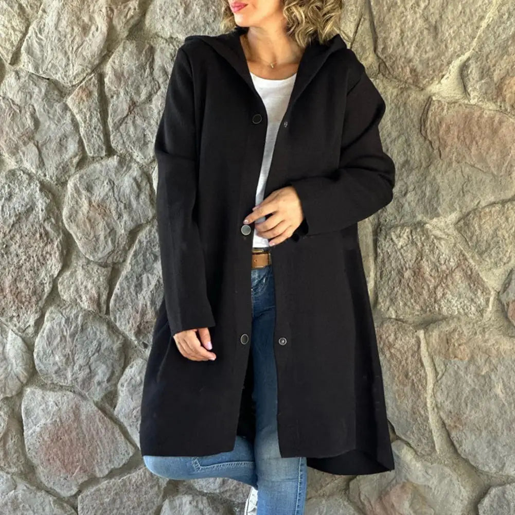 KATHARINA | Abrigo de lana elegante con capucha