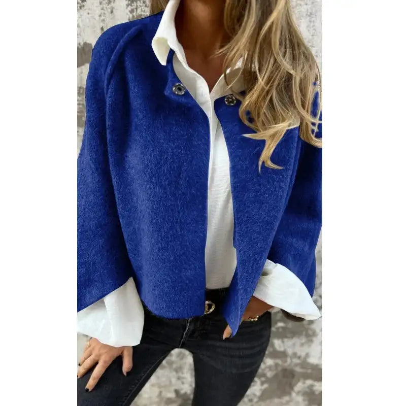 AMALIA™ | CARDIGÁN ELEGANTE CON ESCOTE REDONDO Y MANGAS LARGAS