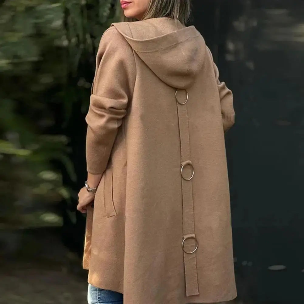 KATHARINA | Abrigo de lana elegante con capucha