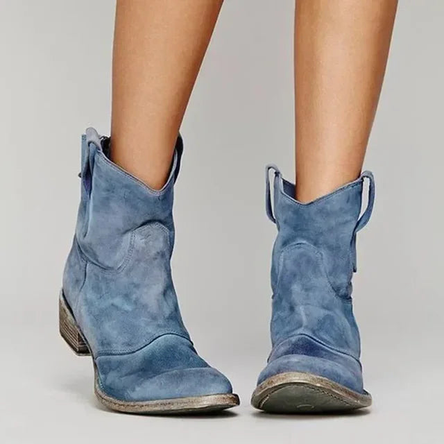 Destiny- ¡elegantes botas vaqueras vintage para mujeres a la moda!