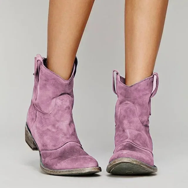 Destiny- ¡elegantes botas vaqueras vintage para mujeres a la moda!