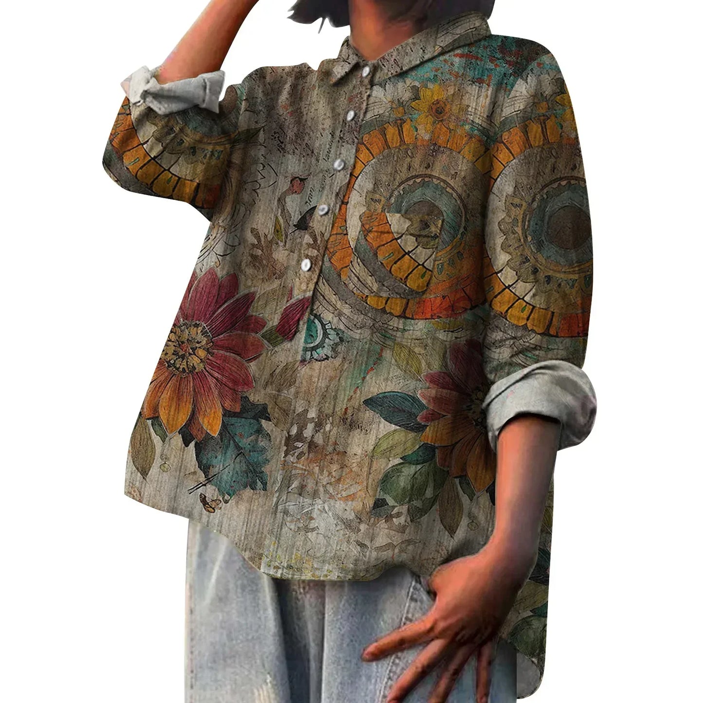 Dora™ | CAMISA FLORAL DE MODA