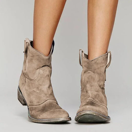 Destiny- ¡elegantes botas vaqueras vintage para mujeres a la moda!