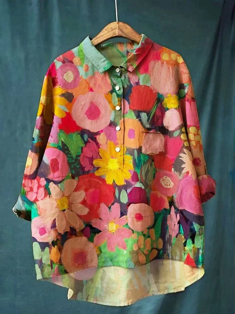 Fiorenza™ | CAMISA ANCHA DE FLORES