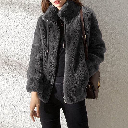 KATE™ | CHAQUETA DE FORRO POLAR CON CUELLO ALTO