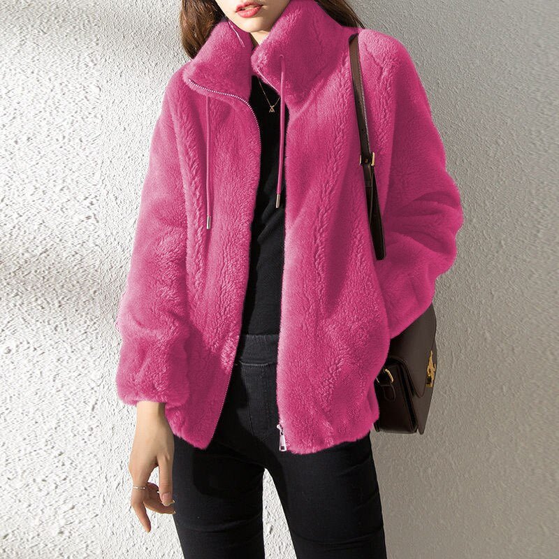 KATE™ | CHAQUETA DE FORRO POLAR CON CUELLO ALTO