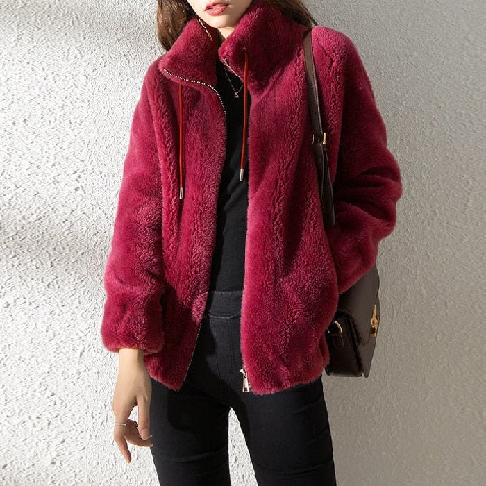 KATE™ | CHAQUETA DE FORRO POLAR CON CUELLO ALTO