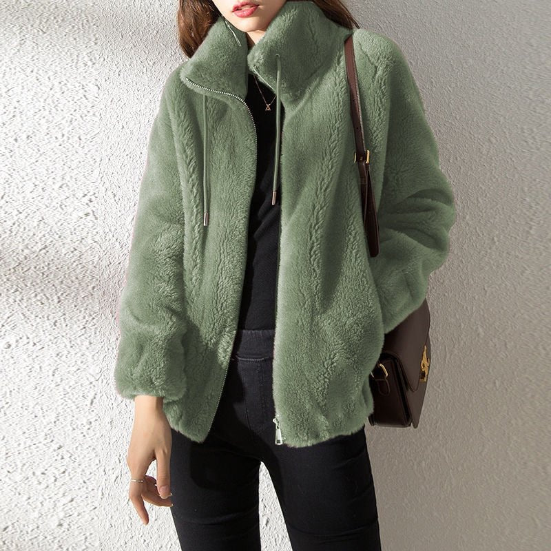 KATE™ | CHAQUETA DE FORRO POLAR CON CUELLO ALTO