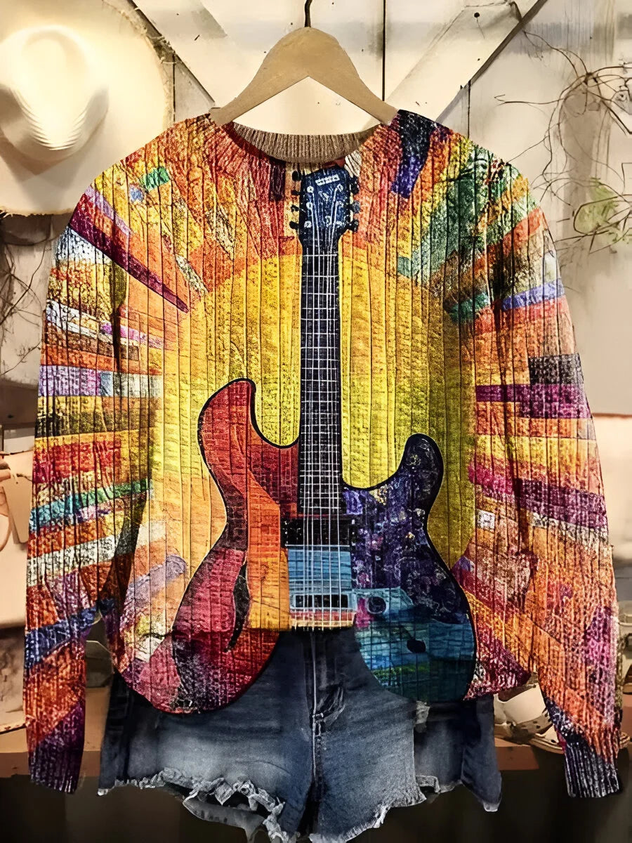 Sofía - Suéter boho colorido