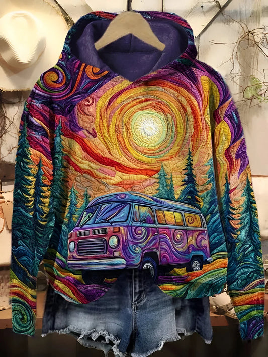 Natalia - Sudadera Retro Roadtrip