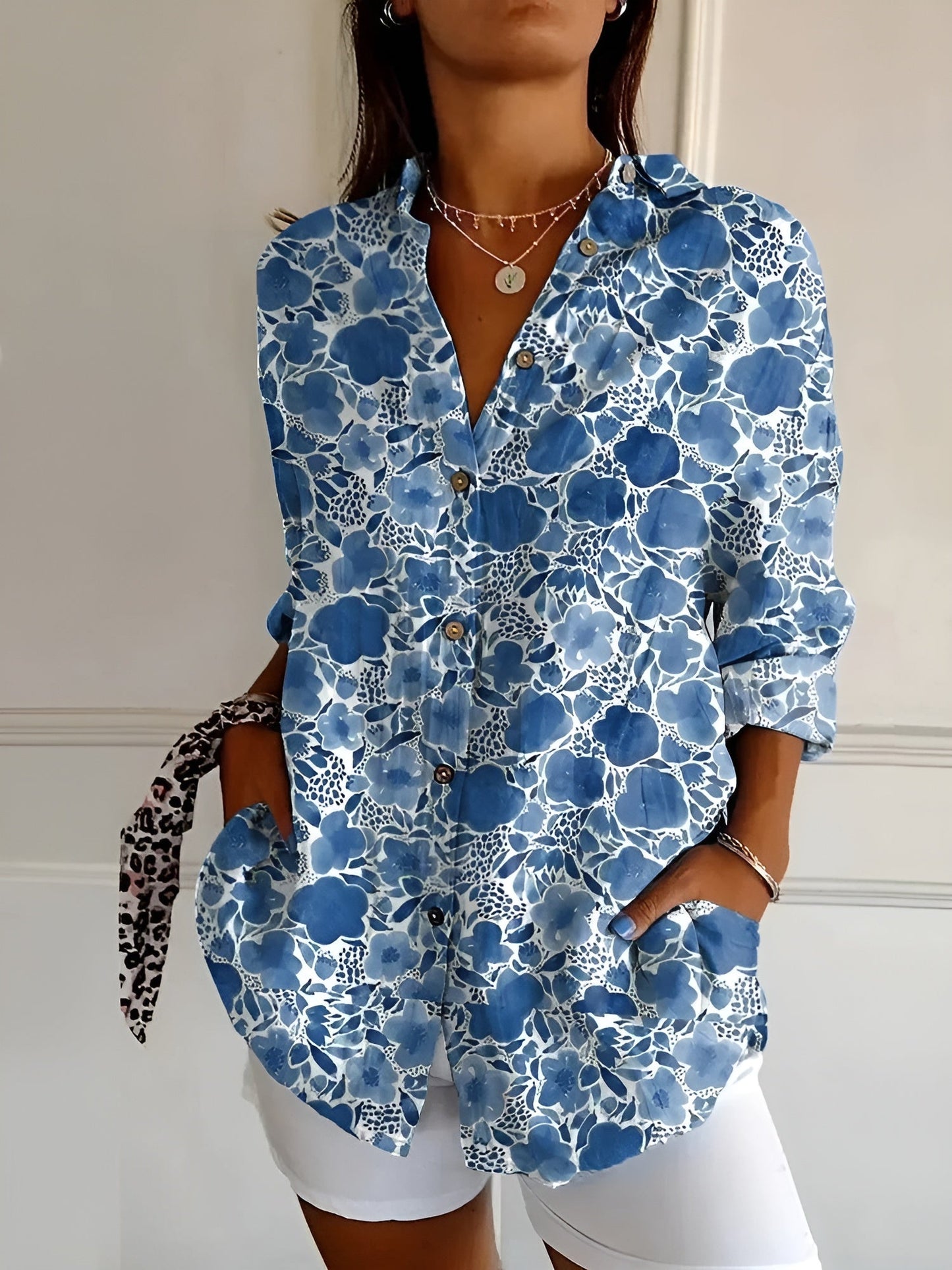 Roberta™ | CAMISA FLORAL RELAX FIT PERFECTA PARA CADA OCASIÓN