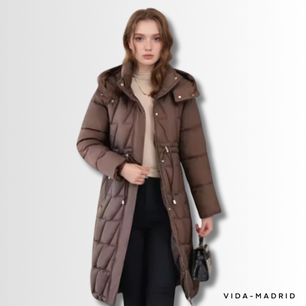 SELINA – Abrigo largo acolchado para días fríos