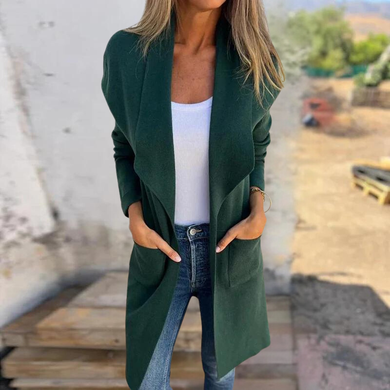 CAROLA | Chaqueta de punto hecha a mano verano otoño