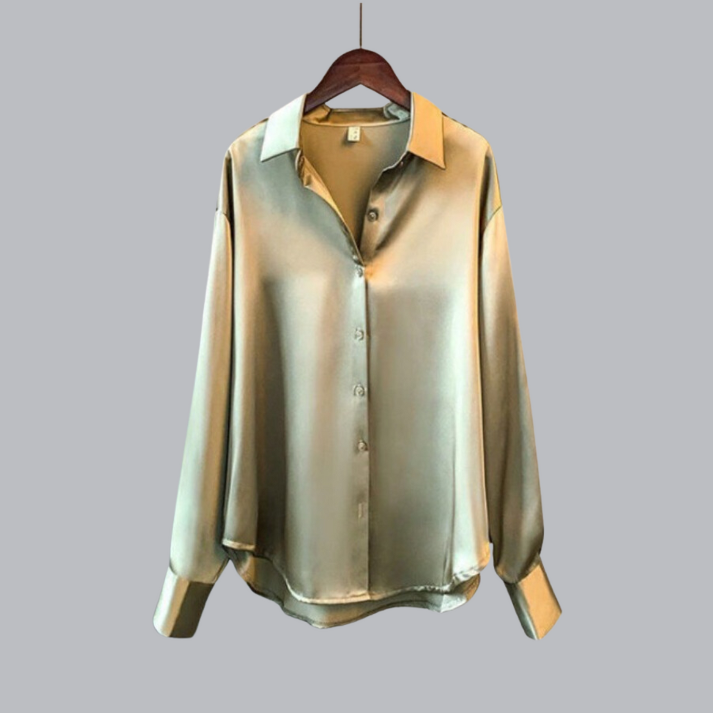 Irene™ | Blusa de clase en satén de alta calidad