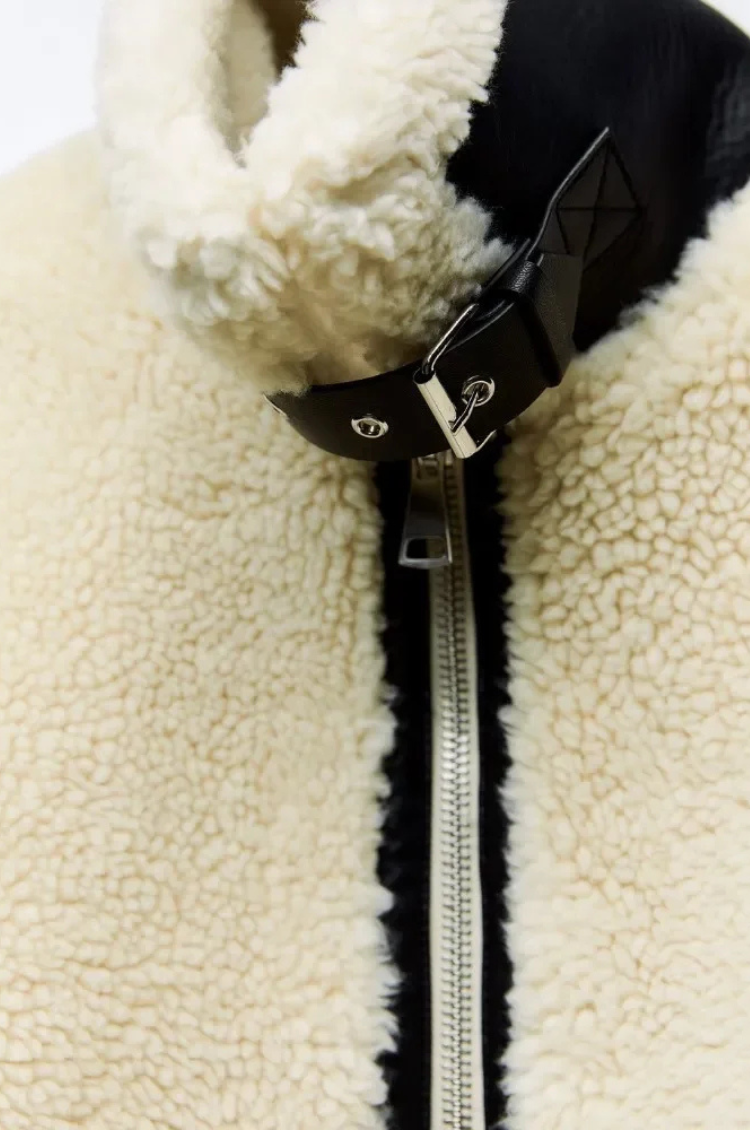 BELLE - ABRIGO CHIC DE SHERPA