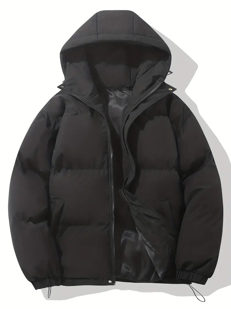 ZARA | Chaqueta de Invierno Acolchada y Elegante con Capucha